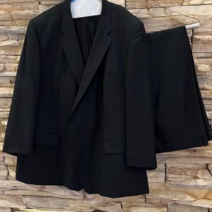 Suit with Suspenders